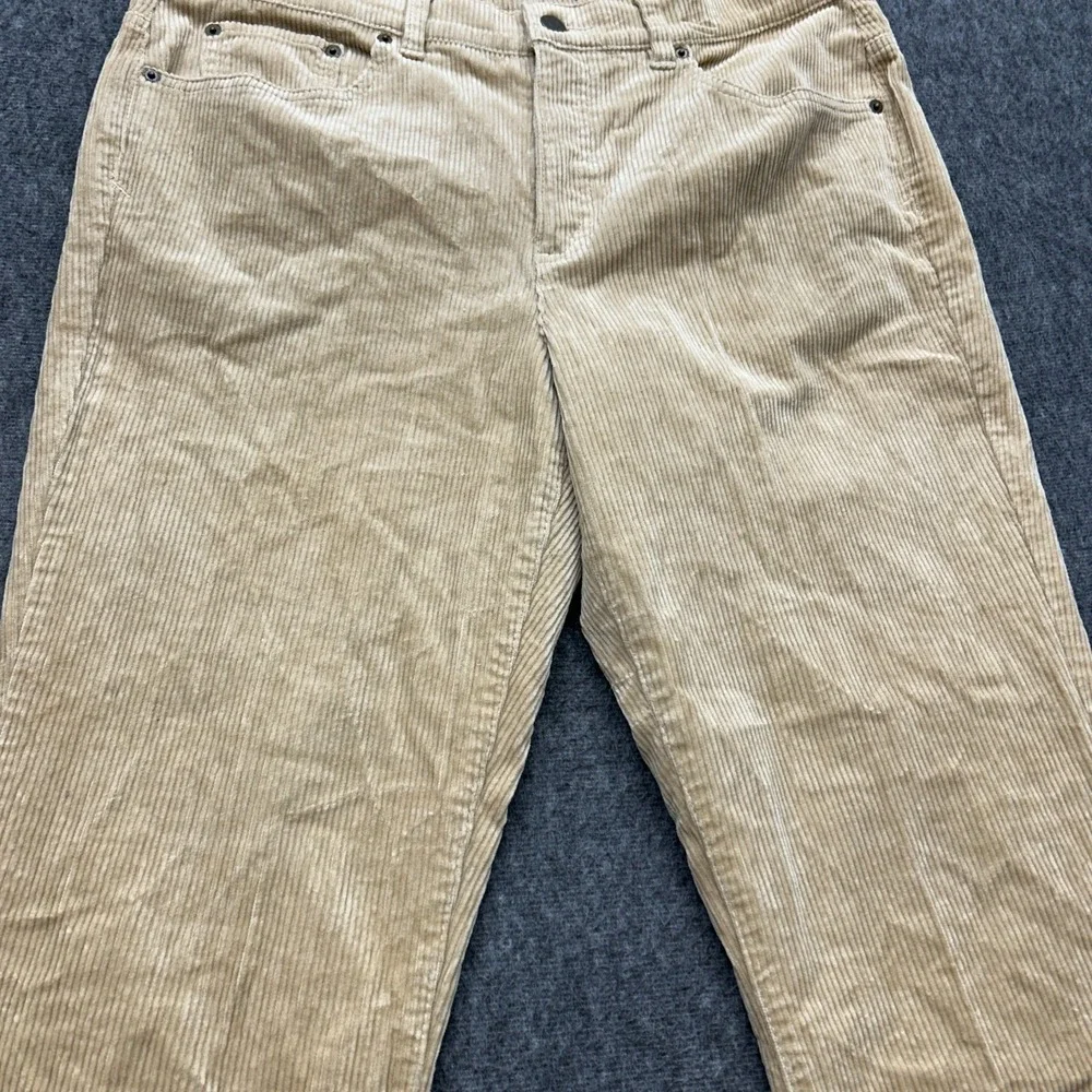 Ralph Lauren LRL‎ Jeans Womens 12 Khaki Classic Bootcut Corduroy Beige